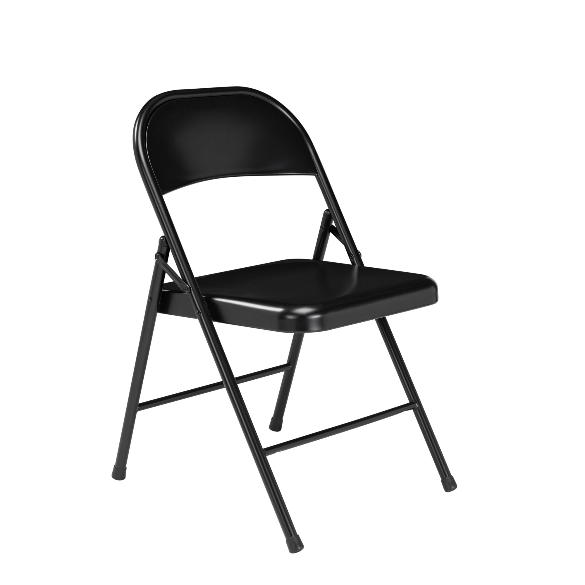 National Public Seating, 900 Series All-Steel Folding Chair, Primary Color Black, Included (qty.) 4, Seating Type Folding Chair, Model# 910